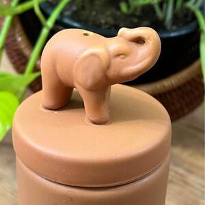 Elephant Incense Holder Terra Cota - New Incense Sticks Random Mistery Smell